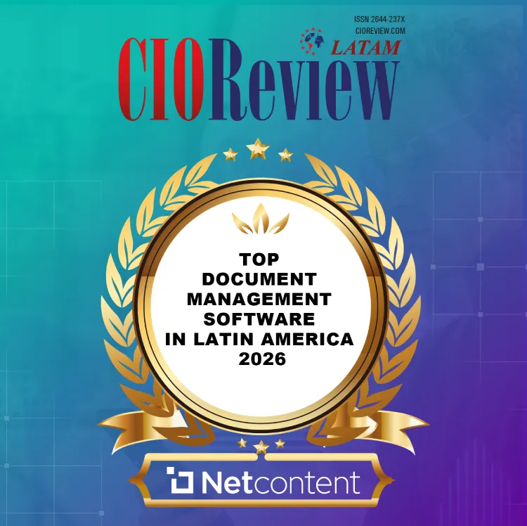 Netcontent reconocido como el Mejor Software de Gestión Documental en Latinoamérica 2026